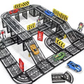 53-Piece Magnetic Race Track Building Set with 3 Cars – STEM