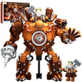Steampunk Building Set, Mech Building Blocks Dwarf Fantasy Model kits