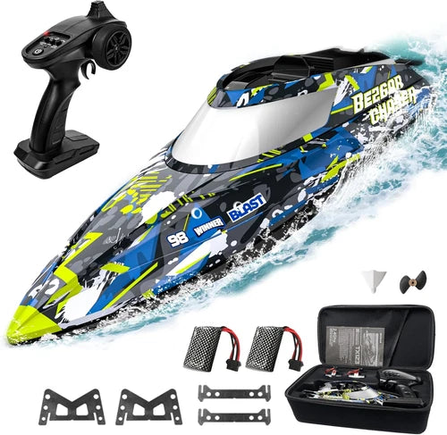 TX123 Remote Control Boats - Fast Speed RC Boat 32+ KPH with a Portable Suitcase