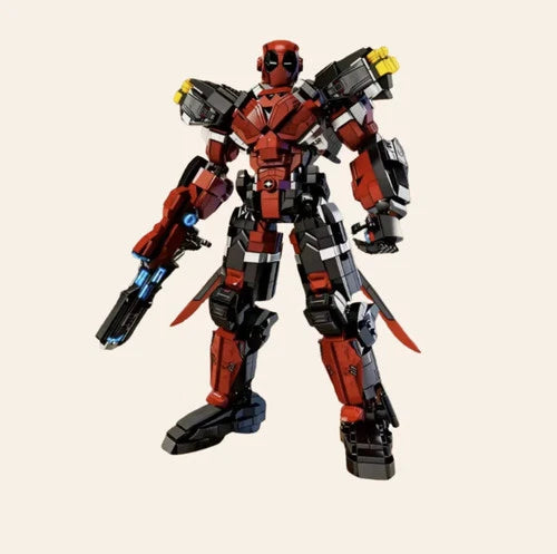 NEW Masked Mercenary Mech Suit Building Blocks Set Model Adults MOC Robot