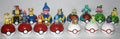 Mega Construx Pokemon Pokeball Lot of 15 Chikorita Cyndaquil Hoppip Charmander