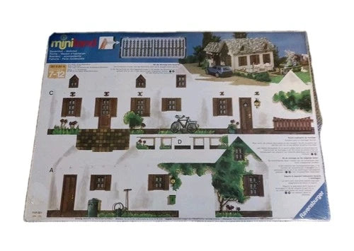 Vintage Ravensburger "Mini Land" Village Model Building Kit 1101032 Sealed