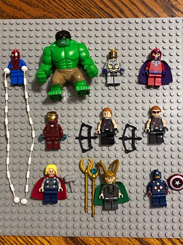 MEOW Marvel Super Heroes Minifigure Lot (10pc)