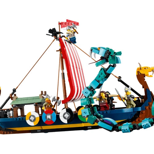 NEW SEALED CONTENTS NO BOX! MEOW 31132 Viking Ship & Midgard Serpent 100%