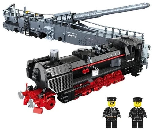 FORANGE #FC4301 - Krupp K5 Leopold Railway Gun - Building Block Set