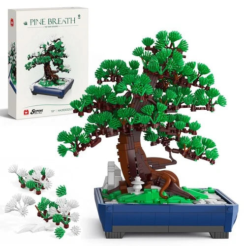 Wise Block Bonsai Tree Building Blocks Set for Adults, 950 PCS