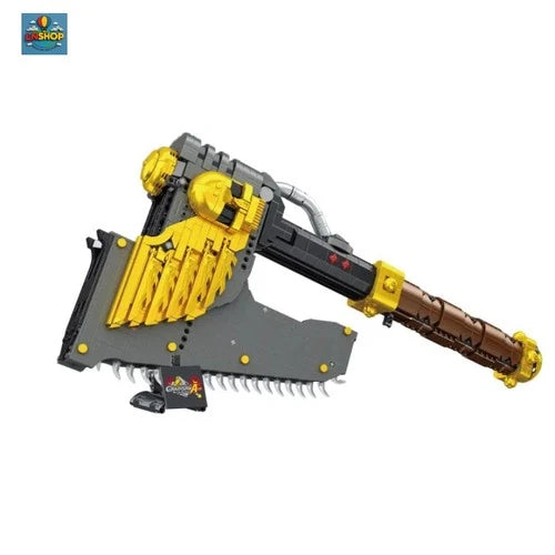 Warhammer Khorne Chain Axe Building Blocks 1600PCS Berserker Weapon Display Set