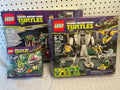 KRAANG LAB ESCAPE, TURTLE LAIR ATTACK, BAXTER ROBOT RAMPAGE Lego sets