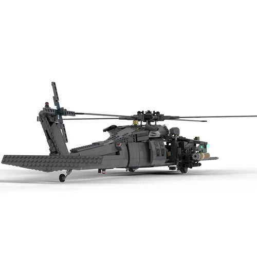 MOC-96093 Iconic Helicopter: Uh-60l DAP Combat Version Building Toys 1547 Pieces