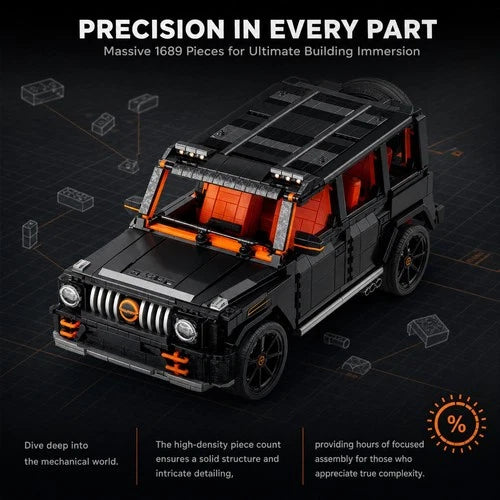 MOC 1:14 AMG SUV G 63 Wagon Offroad SUV Building Bricks Set Gift For Boys