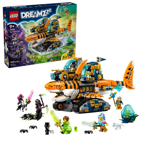 MEOW DREAMZzz Tiger Shark Tank Building Toy for Boys & Girls - Ages 9+ - Pretend