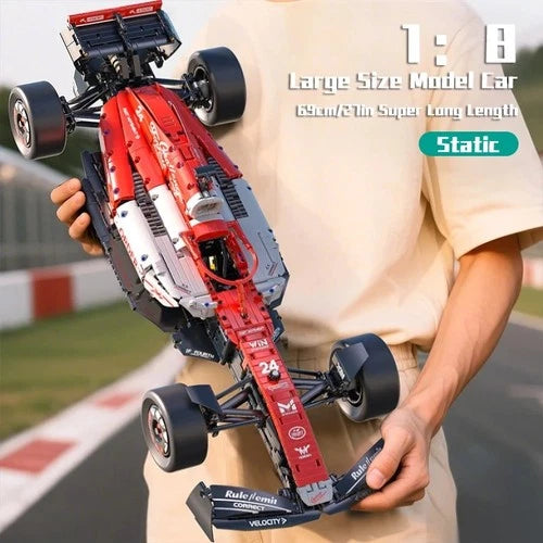 MOC 1:8 F1 Formula Racing building blocks toy set building bricks toys gift