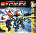 Lego 100% Complete EXO-FORCE 8106 Aero Booster Set + 8117 Storm Lasher Box only