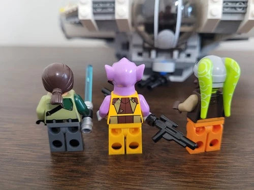 MEOW Star Wars Rebels The Ghost 75053 Zeb Kanan Hera Incomplete No Box