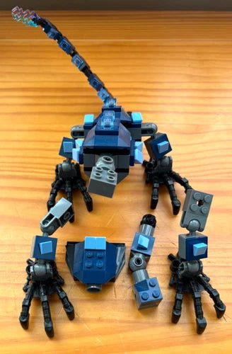 Lego Ninjago Lightning Dragon Battle 2521 Dragon BODY + feet + tail PARTS Only