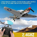 USA 2.4Ghz Volantex P-40 Fighter RC Airplane - 4CH 6-Axis Gyro RTF Aerobatic Toy