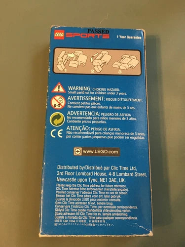 Super Rare Lego 4238542 / 4182611 2004 Sports Basketball Watch Set Clic Time UK