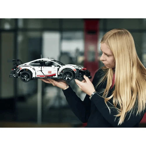 USA SHIP-(1631 Pieces) With Controller 911 RSR Race Car Model Building Blocks