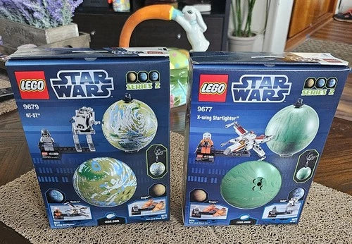 New Sealed LEGO Star Wars Planets Series 2 Retired (9679, 9677)