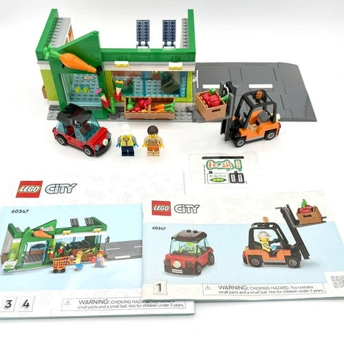 Incomplete Missing Parts LEGO City 60347 Grocery Store Market
