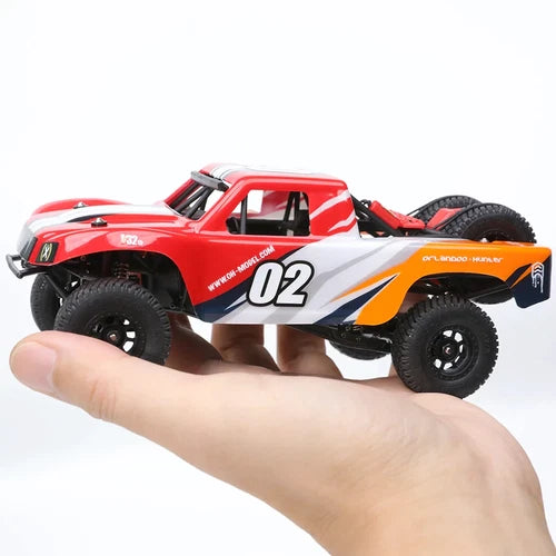 Orlandoo RC 1/32 Micro SHORT COURSE TRUCK RWD Truck -KIT- RED