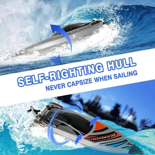 UDI018 22" Large 40Km/h High Speed RC Boat Brushless RC Boat w/ LED Lights Toy