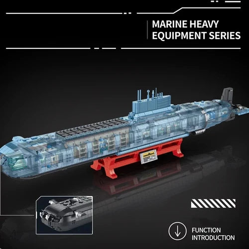 Panlos Project 941 Shark Typhoon Class Submarine building blocks 4474 pcs No box