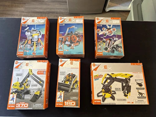 HEXBUG VEX Robotics STEM VEX IQ Building Set Lot of 6 New Boxed Sets