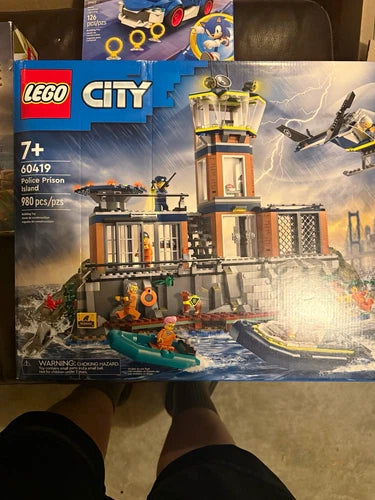LEGO City Police 60419 Police Prison Island 980pcs Building Set 7+ New, Sealed