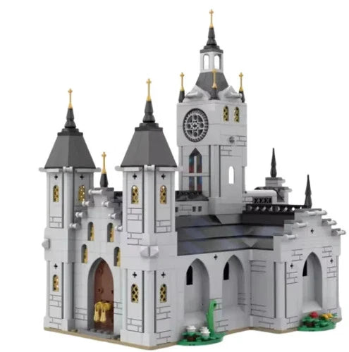 NEW Medieval Church Building Blocks Set Model Adults MOC Castle Cathedral