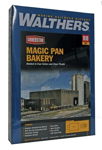 Walthers Cornerstone HO Magic Pan Commercial Bakery Building Kit 933-2915