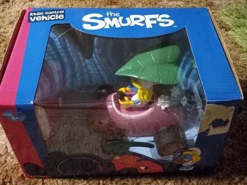 90s NOS SMURFS - New Smurfette Radio Control Car