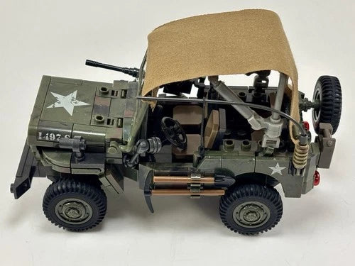 Mega Construx Call of Duty Infantry Scout Car FDY77 WWII Jeep Complete No Box