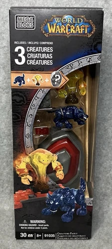 Mega Bloks 2013 World of Warcraft 91035 Creature Pack 1 with Box RARE