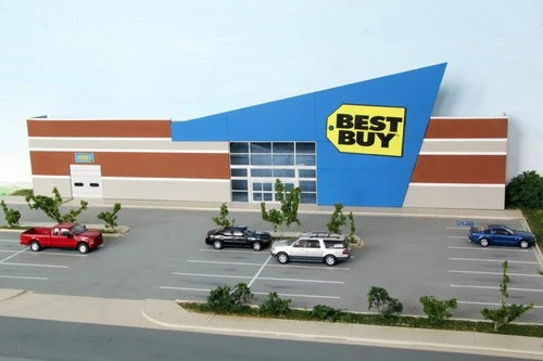 Summit BB-001 1/87 Best Buy Backdrop Building Model Kit
