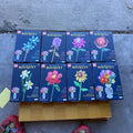 Lot of 8 Block Bouquets