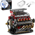 V8 Engine Building Model Kit 1176 Pieces with Instructions