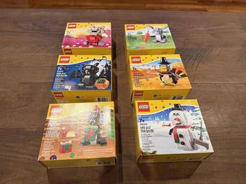 LEGO 2014 Seasonal Lot 40085, 40086, 40090, 40091, 40092, 40093 NEW and Sealed