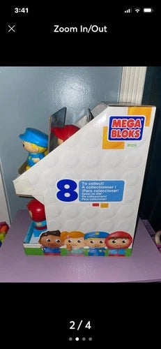 Retired MEGA Bloks First Builders Block Buddies 8pc Lot 81215 81218