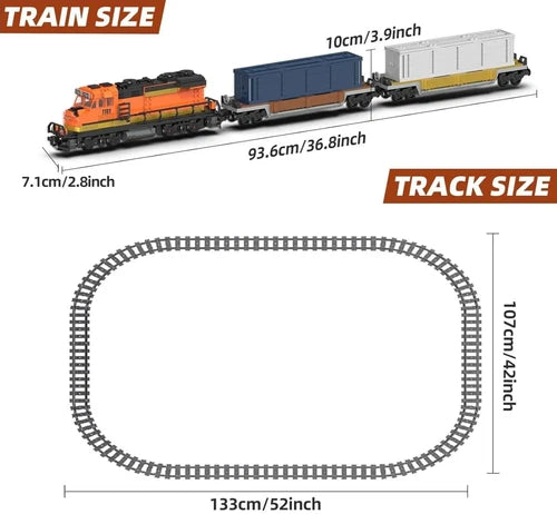 XMORK #025113 - Burlington Train Set - Building Block Set