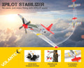 US VOLANTEX 2.4G 4CH P51 Stunt Plane RC Airplane 6-Axis Gyro RTF Glider w/LED