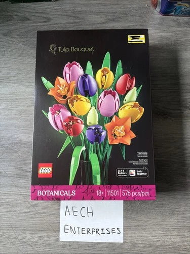 LEGO 11501 Botanicals Tulip Bouquet Building Set (576 Pieces) Sealed Fast Ship