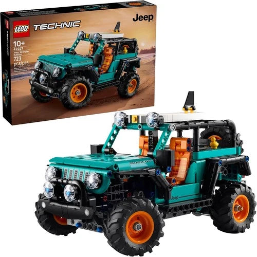 Technic Jeep Wrangler Rubicon SUV Building Set, 723 Pieces Block Build Cars