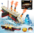 INSOON Titanic Building Set with Lights, 2 in 1 Titanic Ship Model Kit \| 3.6mm