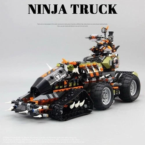 1179PCS Ninja Series 70654 Building Blocks With Figures Truck Bricks MOC Toy