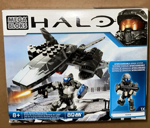 MEGA Bloks Halo UNSC Wombat Recon Drone Armor System 89pc Set CYY43
