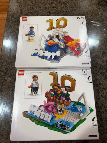 LEGO Editions Lionel Messi & Kylian Mbappé Soccer Highlights 43011 & 43013