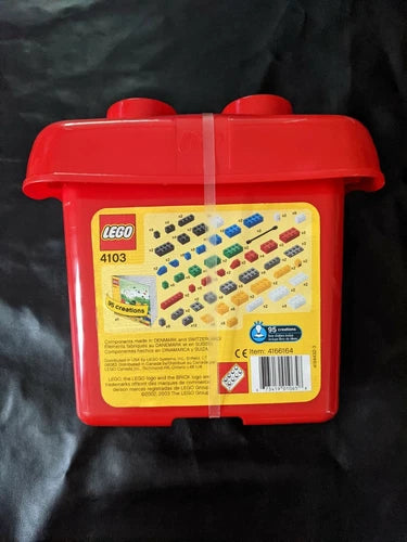 4103 Lego Creator Basic Set Fun With Bricks 200 Pieces Red Bucket Sealed NEW