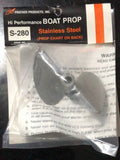 Prather S-280 Stainless Steel RC Offshore Model Racing Boat Propeller Octura