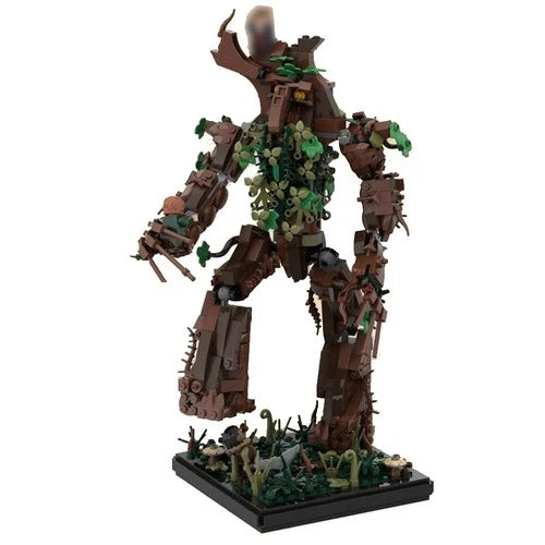 Ancient Tree Ent Being Creature Model 650PCS Fantasy Movie Building Set MOC
